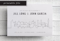 Printable Las Vegas Wedding Save The Dateedenweddingstudio For Awesome Meeting Save The Date Templates