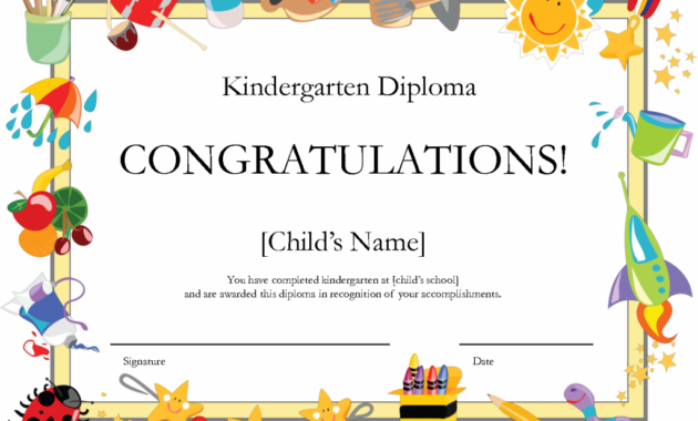 Printable Preschool Graduation Card Printable Cards Regarding Amazing Kindergarten Graduation Certificates To Print Free