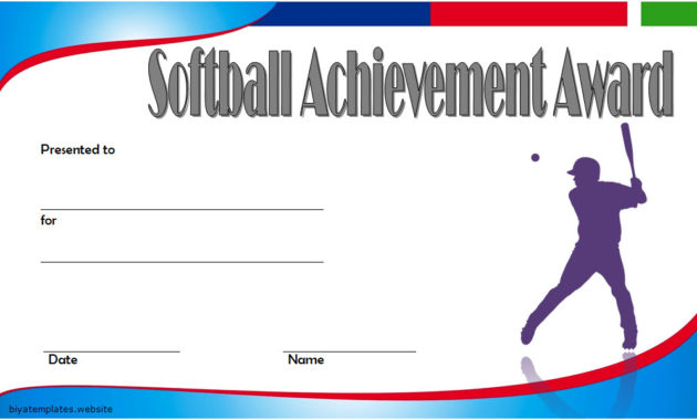 Printable Softball Certificate Templates 10 Best Designs Within Mvp Award Certificate Templates Free Download