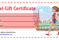 Printable Travel Voucher Template Besttravels Regarding Free Travel Gift Certificate Template