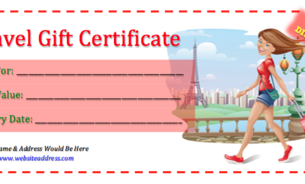 Printable Travel Voucher Template Besttravels Regarding Free Travel Gift Certificate Template