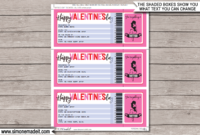 Printable Valentine'S Day Tattoo Gift Voucher Template Pertaining To Best Valentine Gift Certificate Template