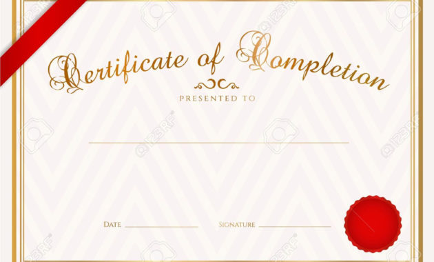 Printabledocdocxcertificatediplomaofcompletion Throughout Best Certificate Of Completion Template Free Printable