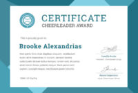 Printeditablepdfwinnerfreecheerleaderaward For 10 Scholarship Award Certificate Editable Templates