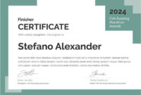 Printeditablepdfwinnerfreerunningawardcertificate Pertaining To Amazing Editable Running Certificate