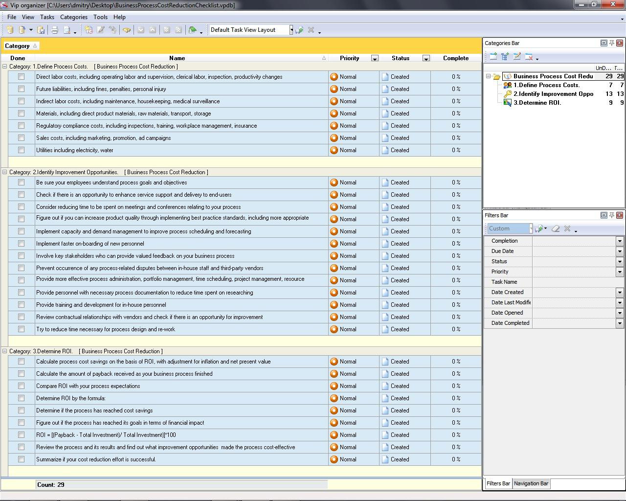 Process Management Templates Pertaining To Business Costing Template