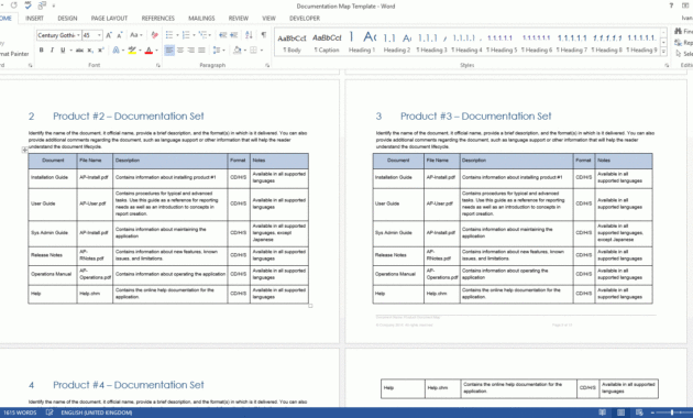 Product Document Map Template Templates Forms Inside Product Development Business Case Template