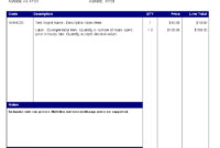 Professional Invoice Template Invoice Example In Business Invoice Template Uk