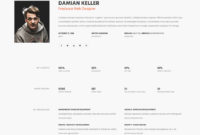 Profile Page Html Template Paspas Regarding Personal Business Profile Template