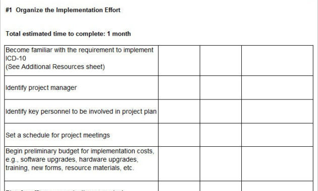 Project Implementation Plan Template 6 Free Word Excel For Project Management Proposal Template