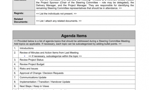 Project Management Meeting Agenda Template With Regard To Awesome Management Meeting Agenda Template