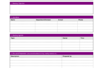Project Meeting Minutes Template Edit Fill Sign Online For Template For Meeting Notes