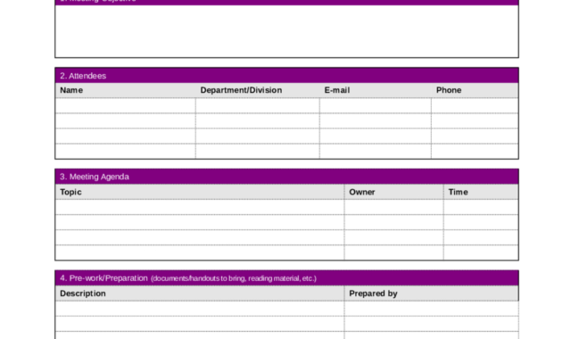 Project Meeting Minutes Template Edit Fill Sign Online For Template For Meeting Notes