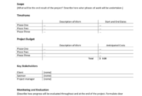 Project Proposal Template In Word And Pdf Formats Throughout One Page Project Proposal Template