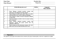 Project Transition Checklist The Persimmon Groupthe For Business Process Transition Plan Template