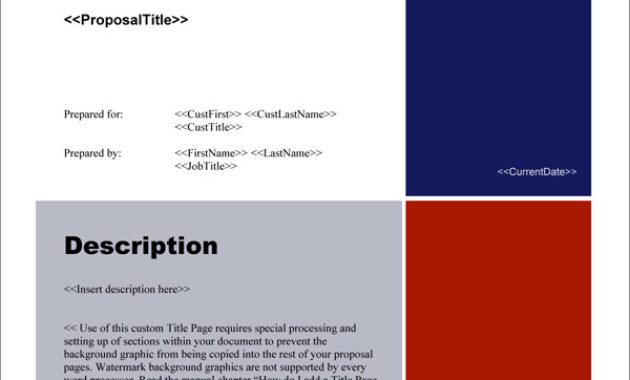 Proposal Pack For Government Grants Software And Samples With Business Plan Title Page Template