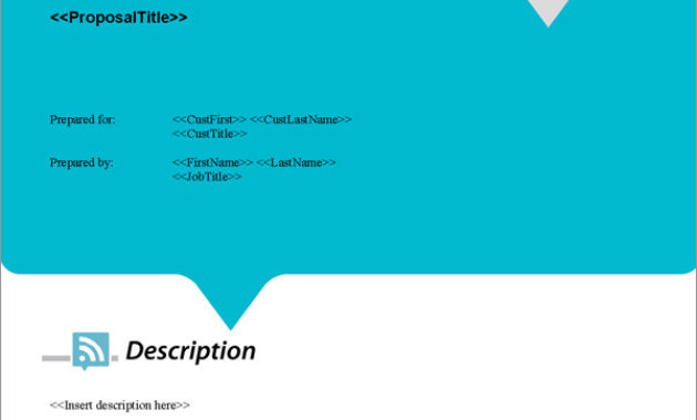 Proposal Pack Web 2 Software Templates Samples With Business Plan Title Page Template