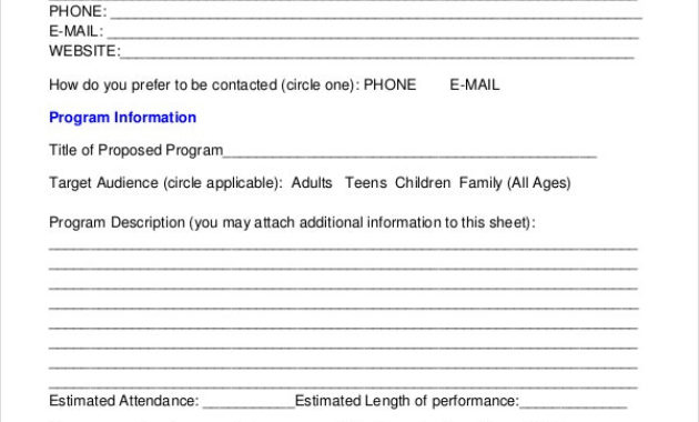 Proposal Template 8 Free Word Pdf Document Downloads Inside Documentary Proposal Template