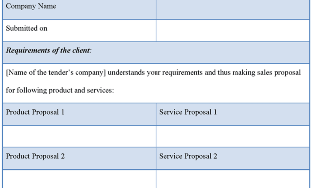 Proposal Template For Sales Example Of Sales Proposal Pertaining To Business Sale Proposal Template