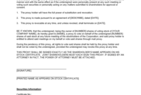 Proxy Revocable Template Businessinabox™ Intended For Business In A Box Templates