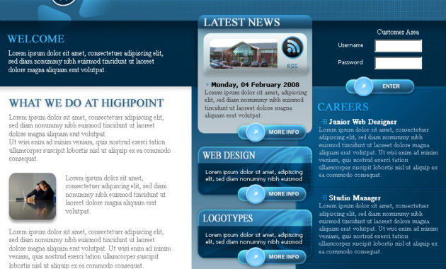 Psd Business Website Template Web Design Psd In Free Psd Website Templates For Business