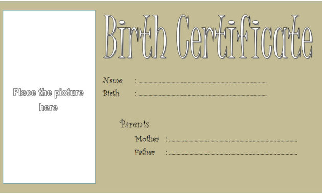 Puppy Birth Certificate Template 10 Special Editions Intended For Quality Certificate For Baking 7 Extraordinary Concepts