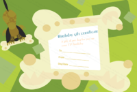 Puppy Pet Gift Certificate Template With Regard To Quality Dog Obedience Certificate Templates