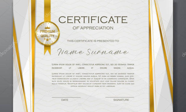 Qualification Certificate Appreciation Design Elegant In Printable Qualification Certificate Template