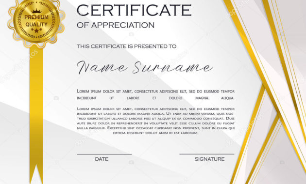 Qualification Certificate Appreciation Design Elegant With Printable Qualification Certificate Template
