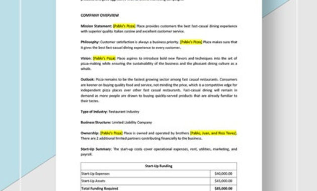 Quarterly Business Plan Template Word Doc Google Docs For Quarterly Business Plan Template