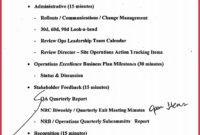 Quarterly Meeting Schedule Template 5 Important Life Intended For Awesome Monthly Meeting Schedule Template