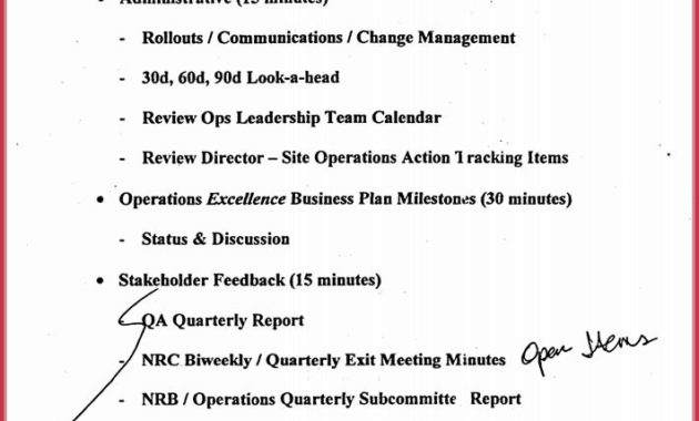 Quarterly Meeting Schedule Template 5 Important Life Intended For Awesome Monthly Meeting Schedule Template