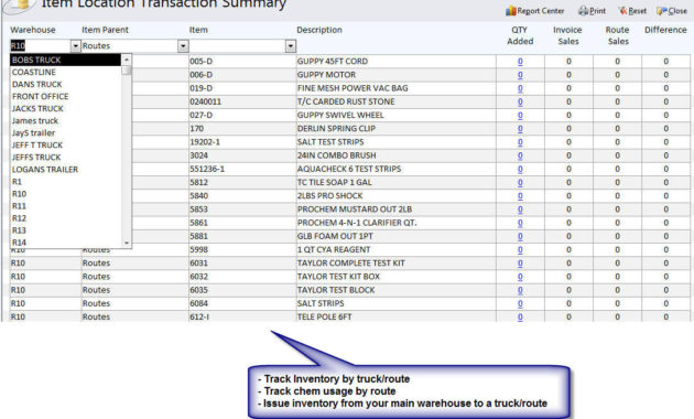 Quickbooks Compatible Pool Spa Service Software The With Regard To Pool Maintenance Log Template