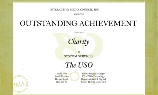 Quotes About Awards And Achievements 27 Quotes Pertaining To Free Outstanding Achievement Certificate