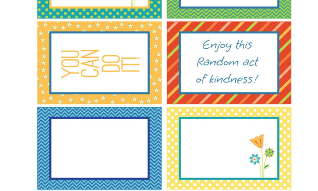 Random Acts Of Kindness Cards Templates Professional Throughout Kindness Certificate Template Free