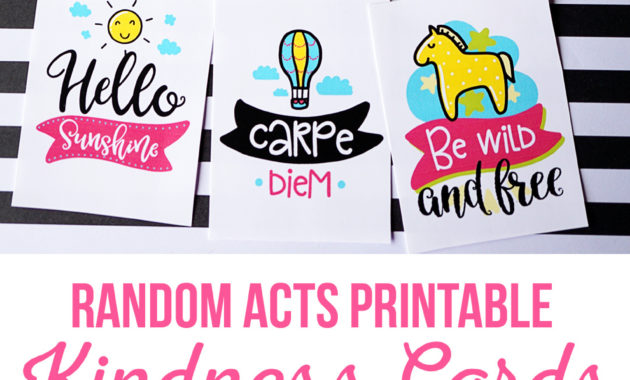Random Acts Printable Kindness Cards The Crafting Chicks Within Kindness Certificate Template 7 New Ideas Free