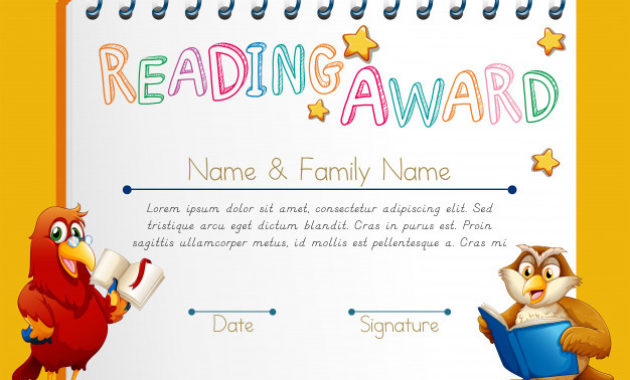Reading Certificate Template Regarding Accelerated Reader Certificate Template Free