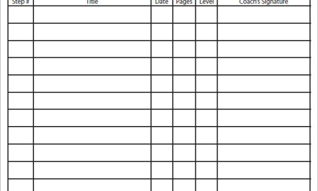 Reading Log Templates 11 Free Printable Word Pdf For Manager Log Book Template