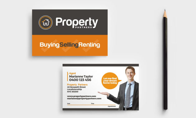 Real Estate Business Card Template In Psd Ai Vector Regarding Real Estate Business Cards Templates Free