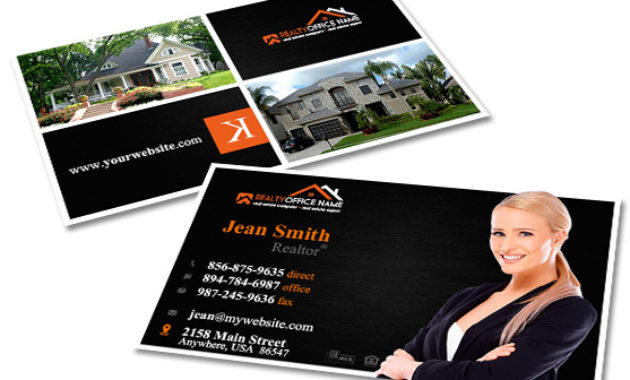 Real Estate Business Cards Real Estate Agent Business Cards Within Real Estate Agent Business Card Template