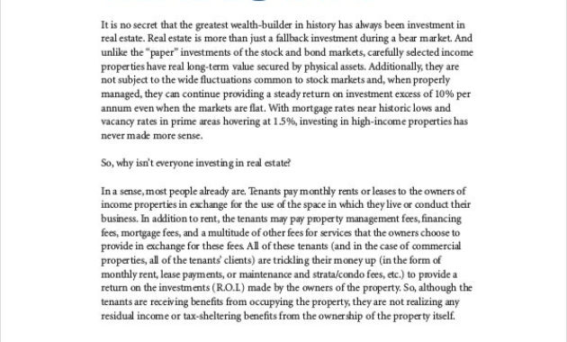 Real Estate Business Plan 14 Free Pdf Word Documemts Intended For Real Estate Agent Business Plan Template Free