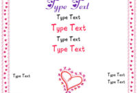 Relationships Certificates Romance Love Certificate Throughout Quality Best Boyfriend Certificate Template