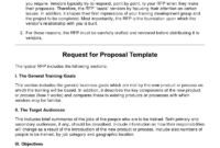 Request For Proposal Template Ecommercewordpress In Best Simple Request For Proposal Template