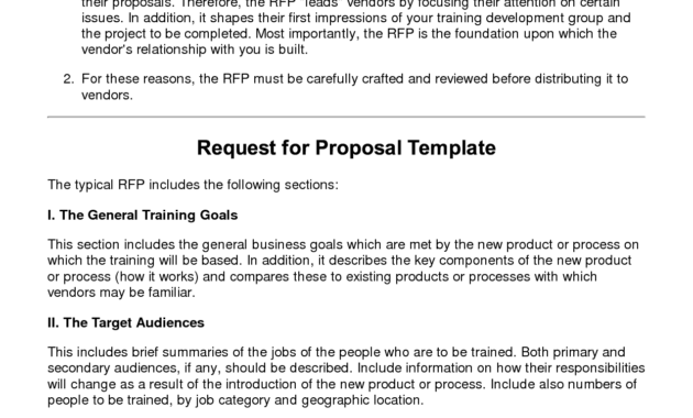 Request For Proposal Template Ecommercewordpress In Best Simple Request For Proposal Template