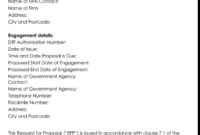 Request For Proposal Templates 20 Samples And Formats Of Rpf Regarding Request For Proposal Response Template