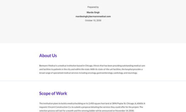 Request For Technical Proposal Template Word Doc Pertaining To Quality Technical Proposal Template