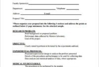 Research Proposal Template Free Download Creativetemplate Inside Quality Research Proposal Outline Template