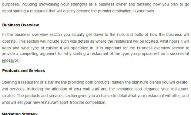 Restaurant Business Plan Template 17 Free Pdf Word With Regard To Restaurant Business Proposal Template