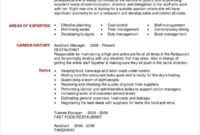 Restaurant Resume 14 Free Word Pdf Documents Download Pertaining To Quality Restaurant Managers Log Template