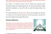 Retail Fashion Store Business Plan Template Physical In Boutique Business Plan Template